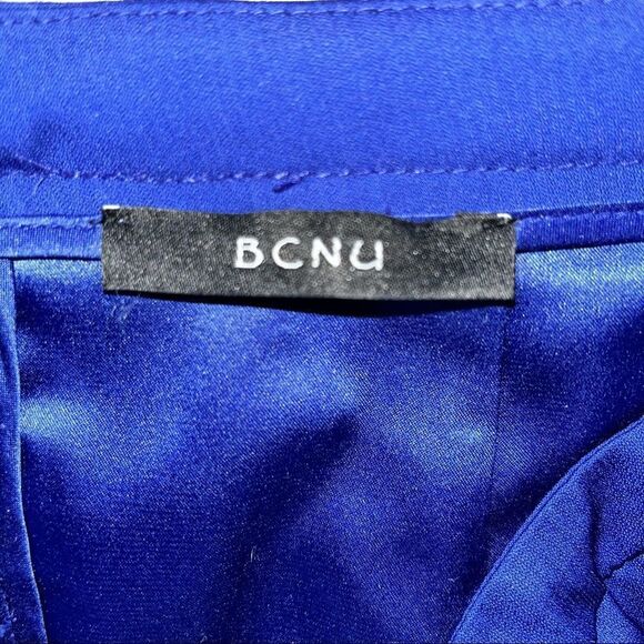 BCNU Blue Lined Mini Skirt - Picture 4 of 7